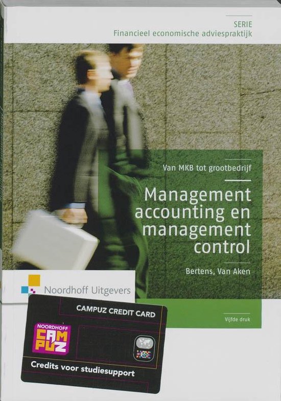 Cover van het boek 'Management control en accounting' van Antoon J. van Aken