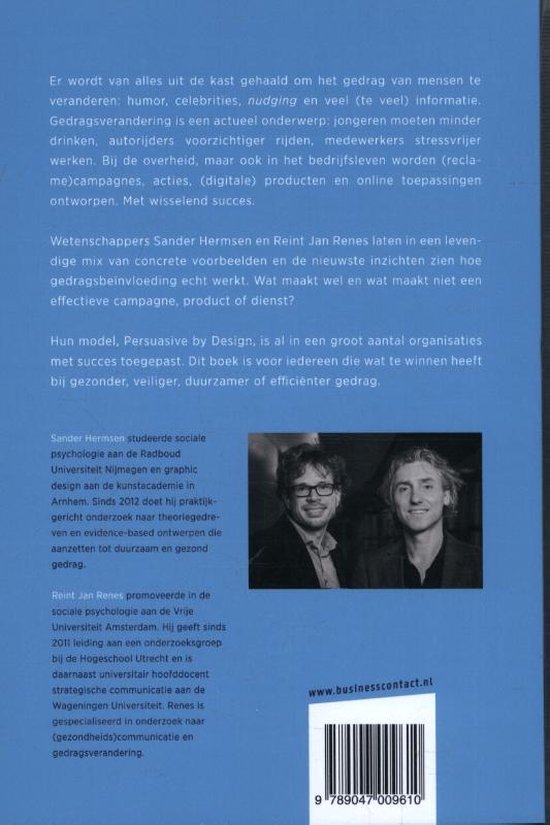 Draaiboek gedragsverandering