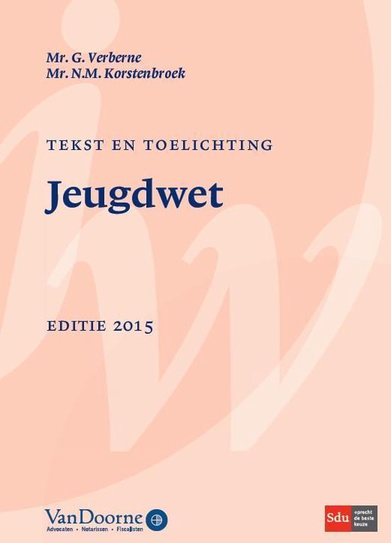 Tekst en toelichting jeugdwet 2015 - cover