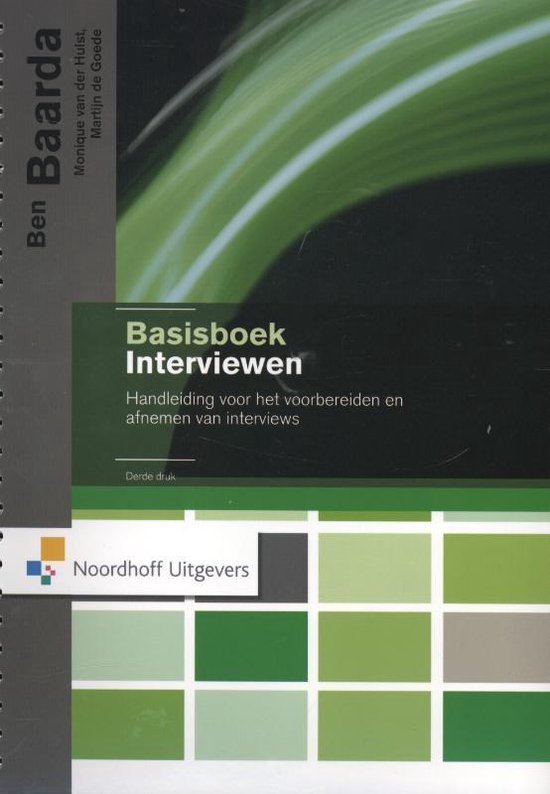 Boek cover Basisboek interviewen van Ben Baarda (Paperback)