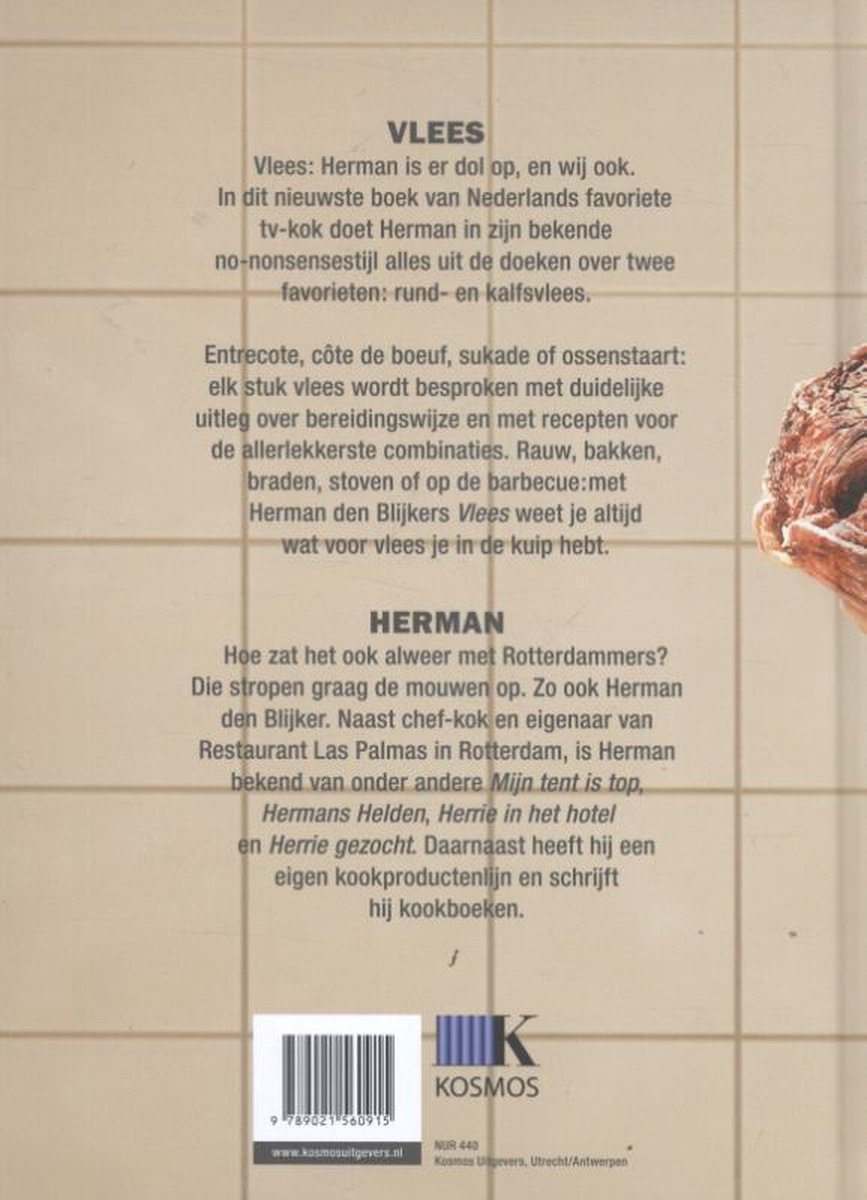 Vlees! - back cover