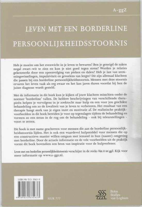 Van A tot ggZ - Leven met een borderline persoonlijkheidsstoornis