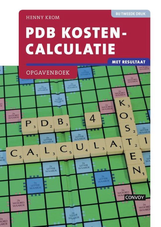 9789463170376 - PDB kostencalculatie