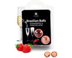 Secret Play 2 strawberry and champagne brazilian balls set