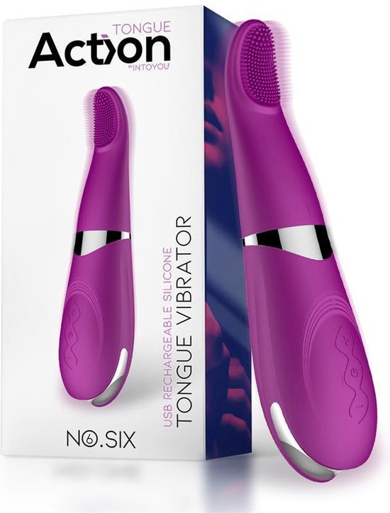 ACTION – No. Six Clitoris Vibe Tongue G-spot Stimulator Usb Silicone