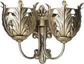 Industriële Wandlamp - Muurlamp - Lamp - Muurlamp - Industrieel - Sfeer - Interieur - Sfeerlamp - leeslamp - Lampen - Sfeerlampen - Metaal - Goud - 39 cm breed