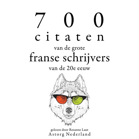 700 citaten van de grote Franse schrijvers van de 20e eeuw - cover