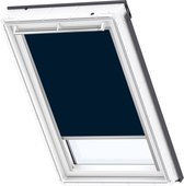 VELUX Origineel Verduisterend Rolgordijn (DKL) Wit Kozijn, PK10, Donkerblauw