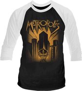 Plan 9 Longsleeve shirt -XL- METROPOLIS Zwart