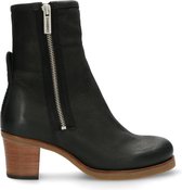 Shabbies 182020233 Shs0742 Enkellaarsjes - Enkelboots - Dames - Zwart - Maat 38