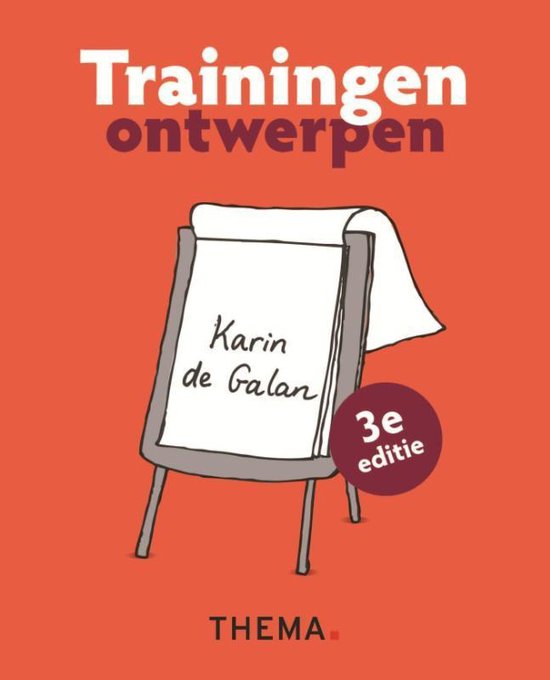 Boek cover Trainingen ontwerpen van Karin de Galan