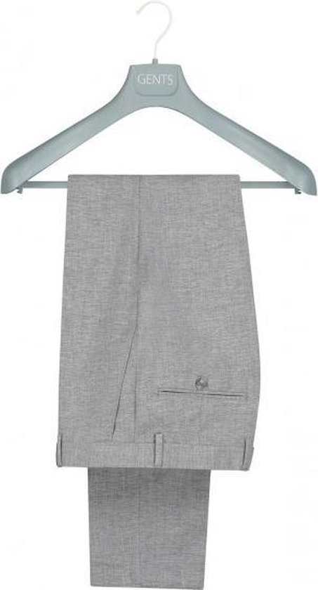 GENTS - Pantalon Heren linnenlook grijs