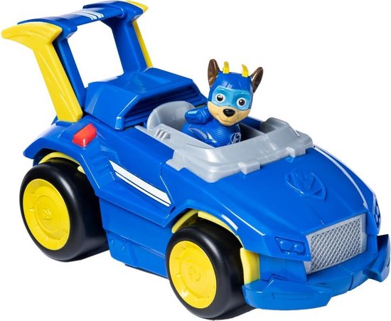 Het strand balans Beschuldigingen PAW Patrol Mighty Pups Powered-Up - Chase - Transformerend  Speelgoedvoertuig | bol.com