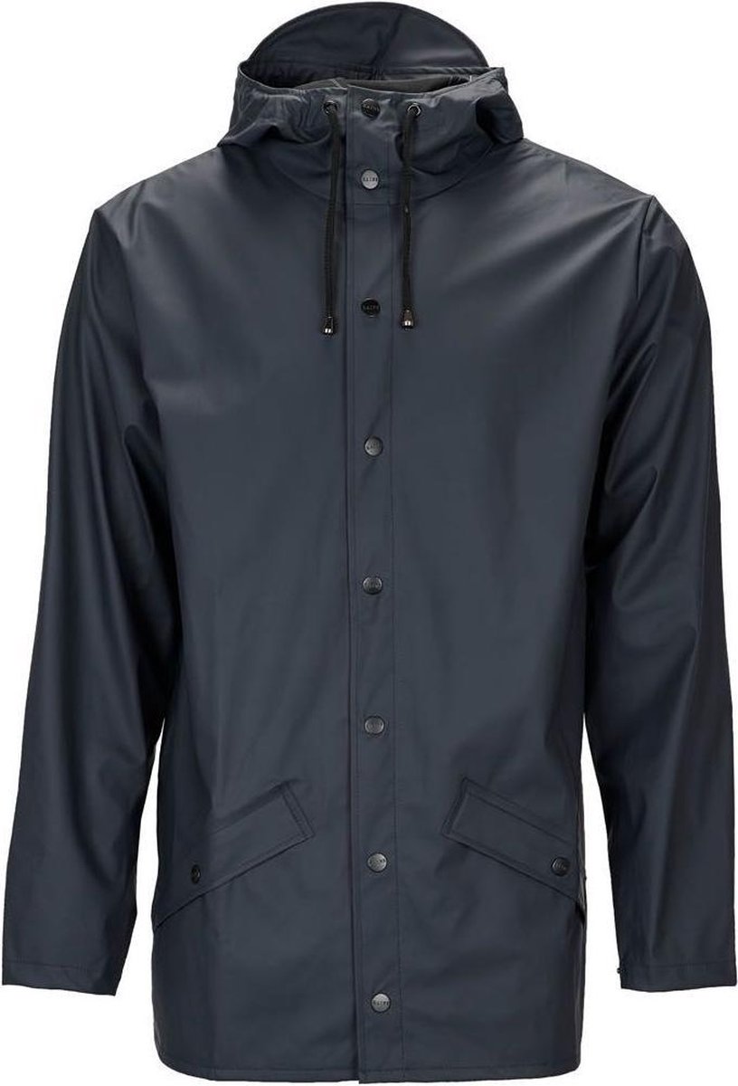 Rains Regenjas - Slim Fit - Blauw - S