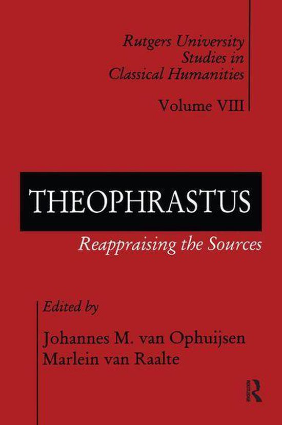 Rutgers University Studies in Classical Humanities - Theophr ... - cover
