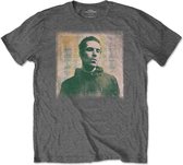 Liam Gallagher Heren Tshirt -M- Monochrome Grijs