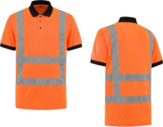 Foto: Polo shirt high visibility rws fluooranje maat m