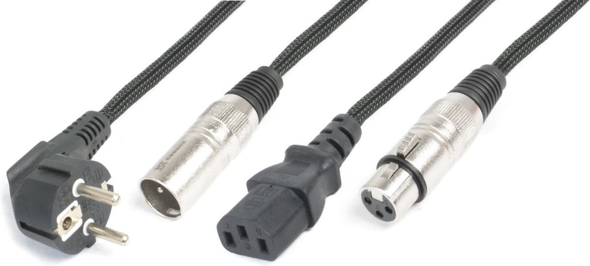 Combikabel – PD Connex LAI20 combikabel voor lichteffecten, 20 meter. Twee kabels in één!
