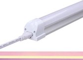 TL LED Buis Roze - 24 Watt  - 150 cm - Met Armatuur