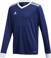 adidas - Tabela 18 LS Jersey Youth - Voetbalshirt Kinderen - 128 - Blauw