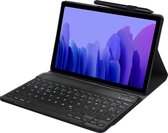 Samsung Tab A7 hoes met toetsenbord - QWERTZ toetsenbord – Zwart