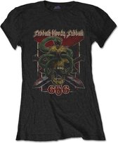 Black Sabbath Dames Tshirt -XL- Bloody Sabbath 666 Zwart