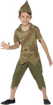 Smiffy's - Robin Hood Kostuum - Groene Robin Hood - Jongen - Groen - Large - Carnavalskleding - Verkleedkleding
