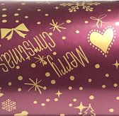 Cadeaupapier inpakpapier geschenkpapier rol Kerst Silver 30 centimeter x 200 meter