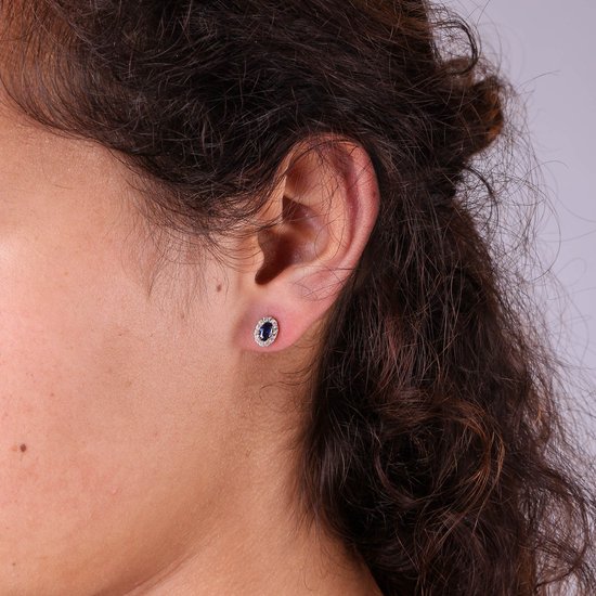 gouden oorbellen met zirkonia