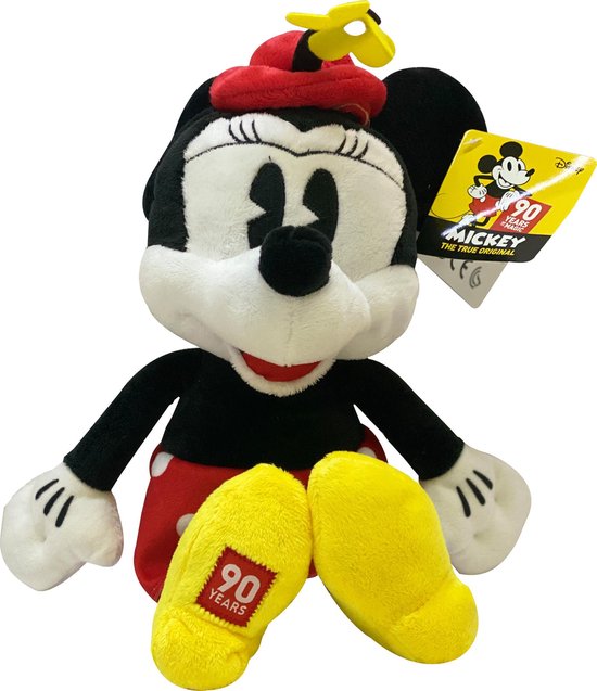 Peluche Mickey Mouse et Minnie Mouse | Set |35 cm debout | 25 cm assis  |Édition... | bol.com