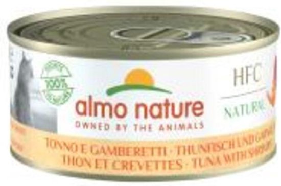 Almo Nature HFC Kattenvoer Tonijn & Garnaal 150 gr