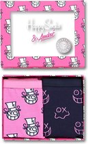 Happy Socks - Gift box MR. A dames hipsters maat S