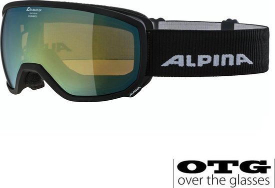 Alpina Scarabeo S OTG Skibril - Zwart | Categorie 3 | bol.com
