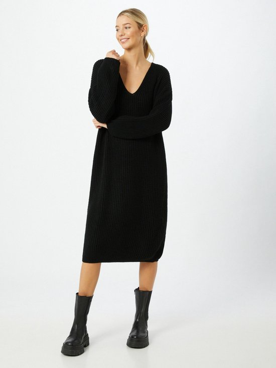 Glamorous gebreide jurk Zwart-M | bol.com