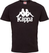 Kappa Caspar Kids T-Shirt 303910J-19-4006, voor een jongen, Zwart, T-shirt, maat: 164
