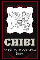 Chibi Distressed Coloring Book