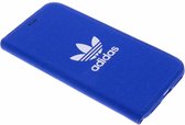 adidas bookcase walletcase hoesje iPhone X XS - Blauw