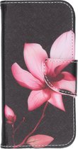Hoesje Met Pasjeshouder Geschikt voor iPhone SE (2022) / SE (2020) / 8 / 7 - Design Softcase Bookcase (Binfen) smartphone - Meerkleurig / Flowers
