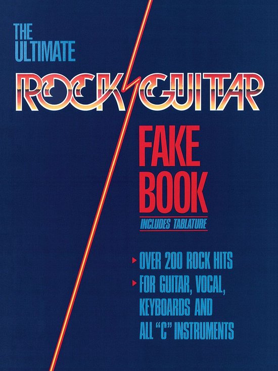 The Ultimate Rock Guitar Fake Book (Songbook) - cover