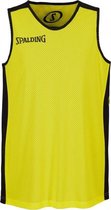 Spalding Essential Reversible Basketbalshirt Heren  Basketbalshirt - Maat L  - Mannen - zwart/geel