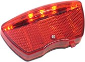 Dragerachterlicht Ikzi 5-led met Sensor incl. batterijen