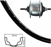 Kgs achterwiel 28 inch (622) velg stratos zw/zil nexus 8 rollerbrake