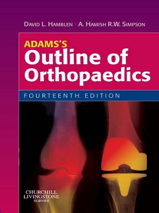 Adams's Outline of Orthopaedics - cover