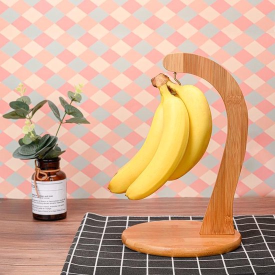 QEDBOJE Bananenhaak, metalen haak, kan onder de kast voor bananen of QEDBOJE Bananenhaak, metalen haak, kan onder de kast voor bananen of