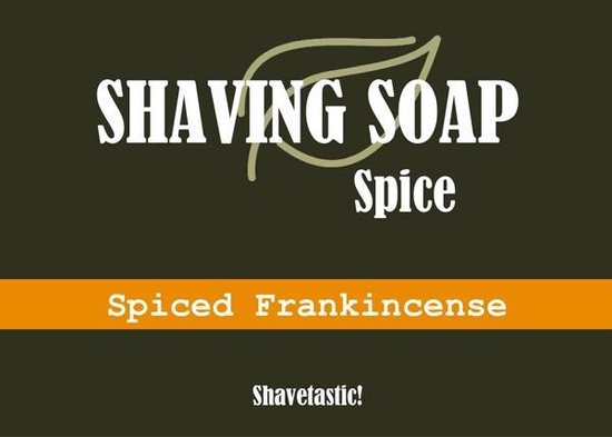 Biolijf scheerzeep Spice - Spiced Frankincense 90gr