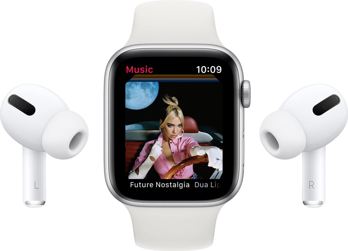 Apple Watch SE - Smartwatch - 44mm - Zilver | bol.com