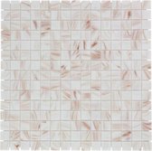 1,04m² - Mozaiek Tegels - Amsterdam Vierkant Crème/Roze 2x2