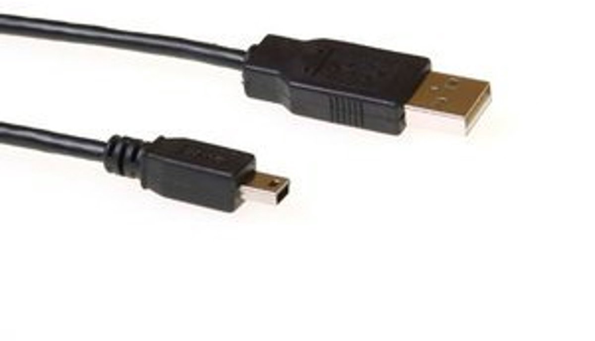 ACT SB2412 USB 2.0 A Male/USB Mini B5 Male - 1,8 meter