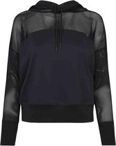 Urban Classics Hoodie/trui -S- Mesh Zwart