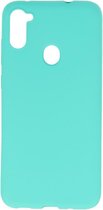 Wicked Narwal | Color TPU Hoesje voor Samsung Samsung Galaxy A11 Turquoise